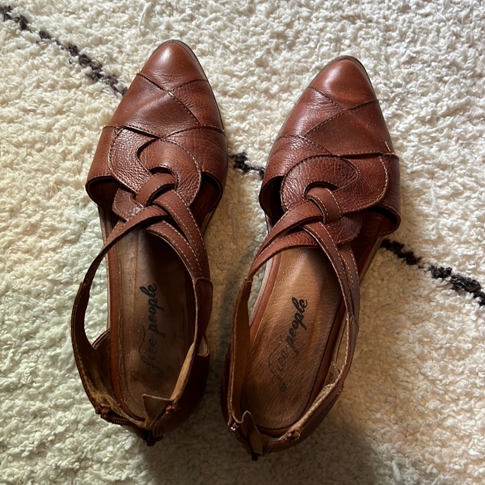 Free People Braided Sandals - Great Condition, only worn a few times!